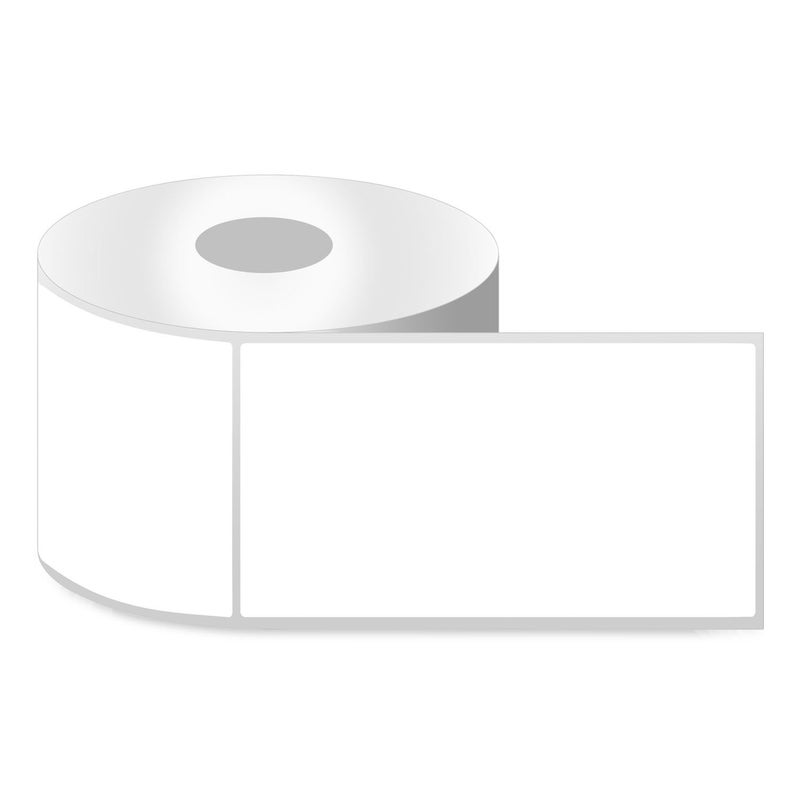 Sojitek 350/Roll, 3500 Labels in 10 Rolls - 2.25" x 4" Direct Thermal Labels for Zebra & Rollo Desktop Printers and More â€“ 1â€ Core, Permanent Adhesive & Perforated - Image 2